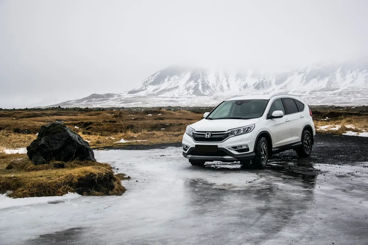 A premium car with professional chauffeur service